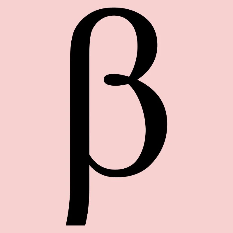 Beta griechischen Buchstaben
