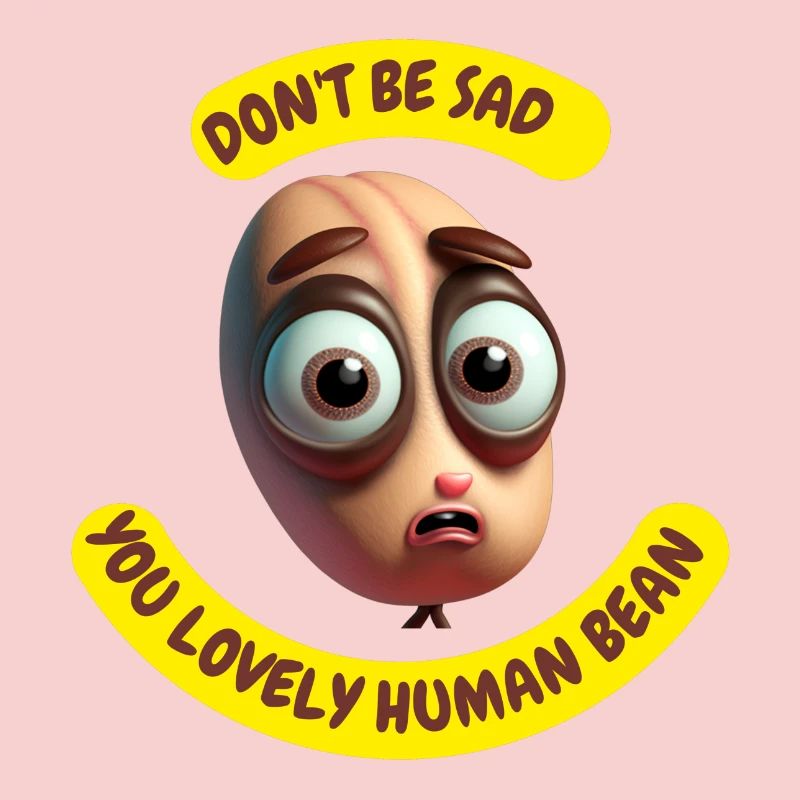 Du lieblicher Human Bean Art Print