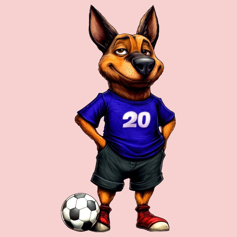 Fussballer Hund