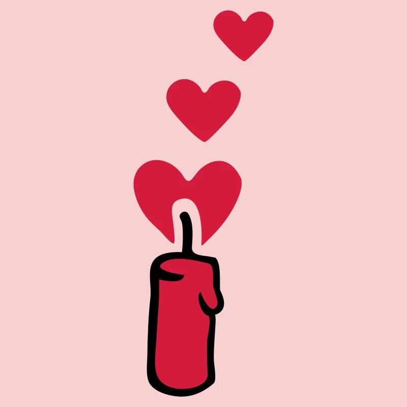 Bougie Coeur 2