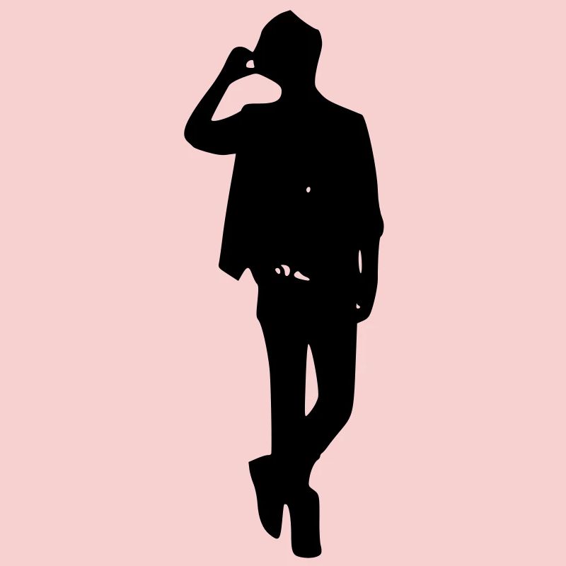 Modell gutt silhouette
