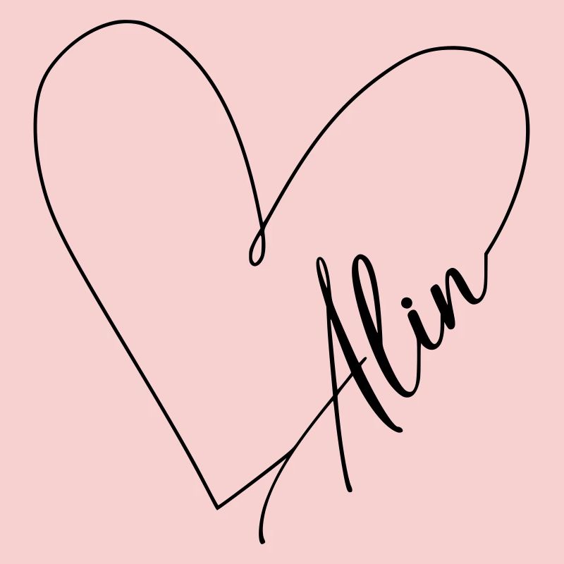 Alin Name Heart Line