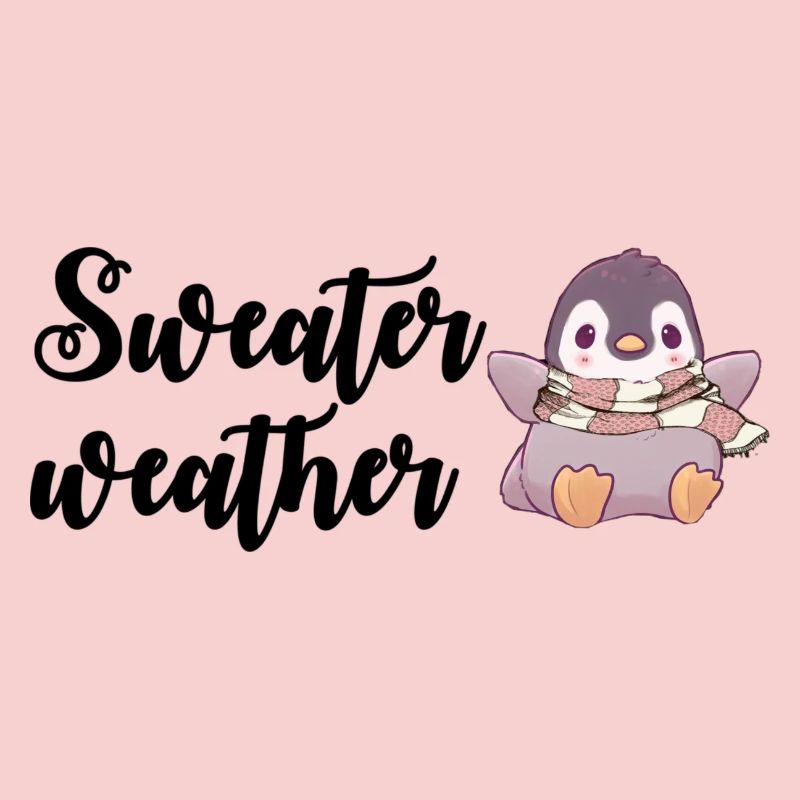 Pull Météo Pingouin Imprimé