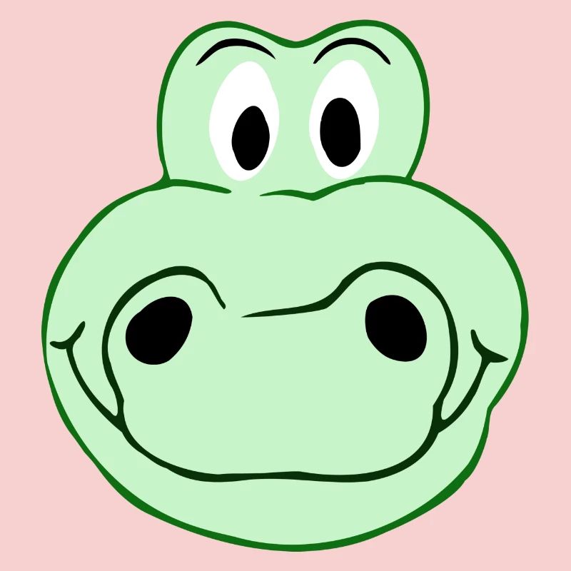 Funny crocodile - Creative illustration