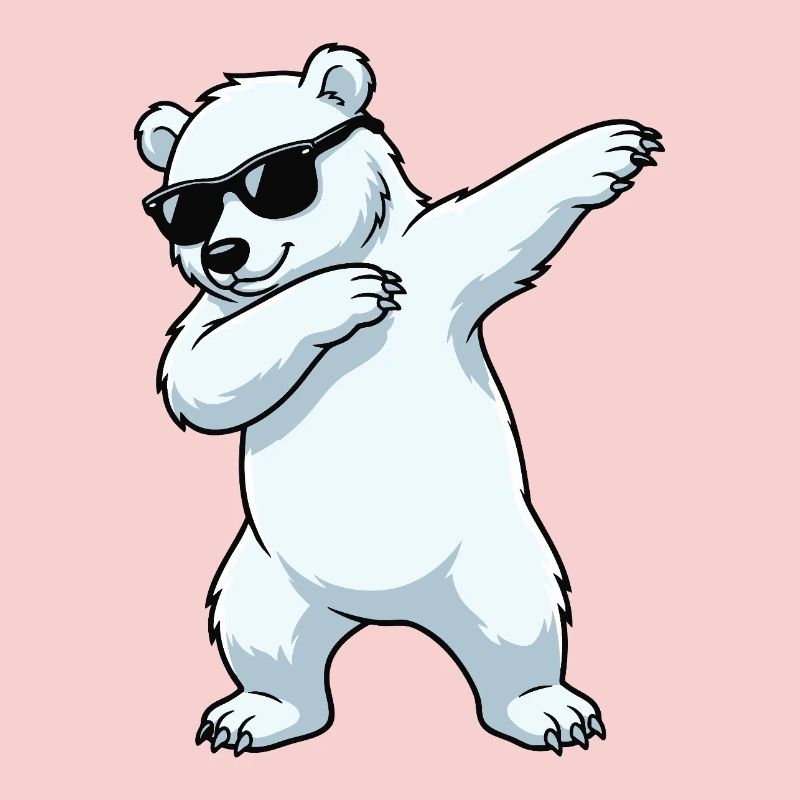 Dab Eisbär Cartoon