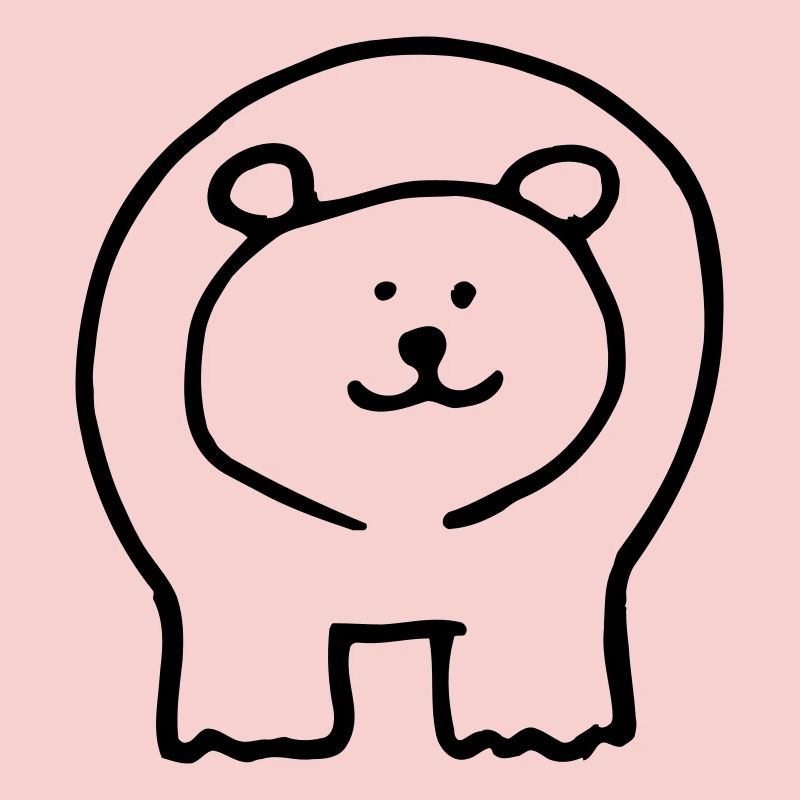 Bear printed 2 sides