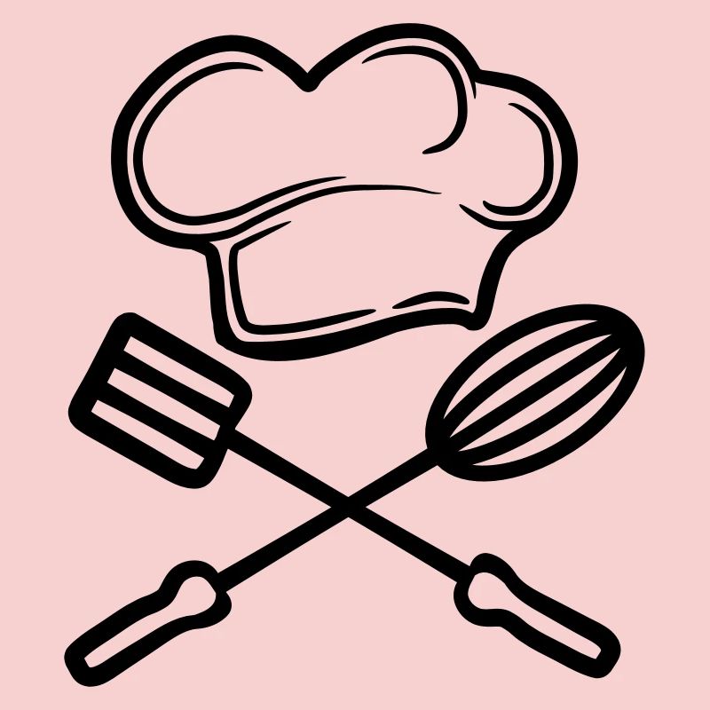 stirrer turner 2 emblem chef hat hat chef ko