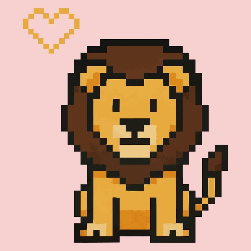 Löwe Pixel