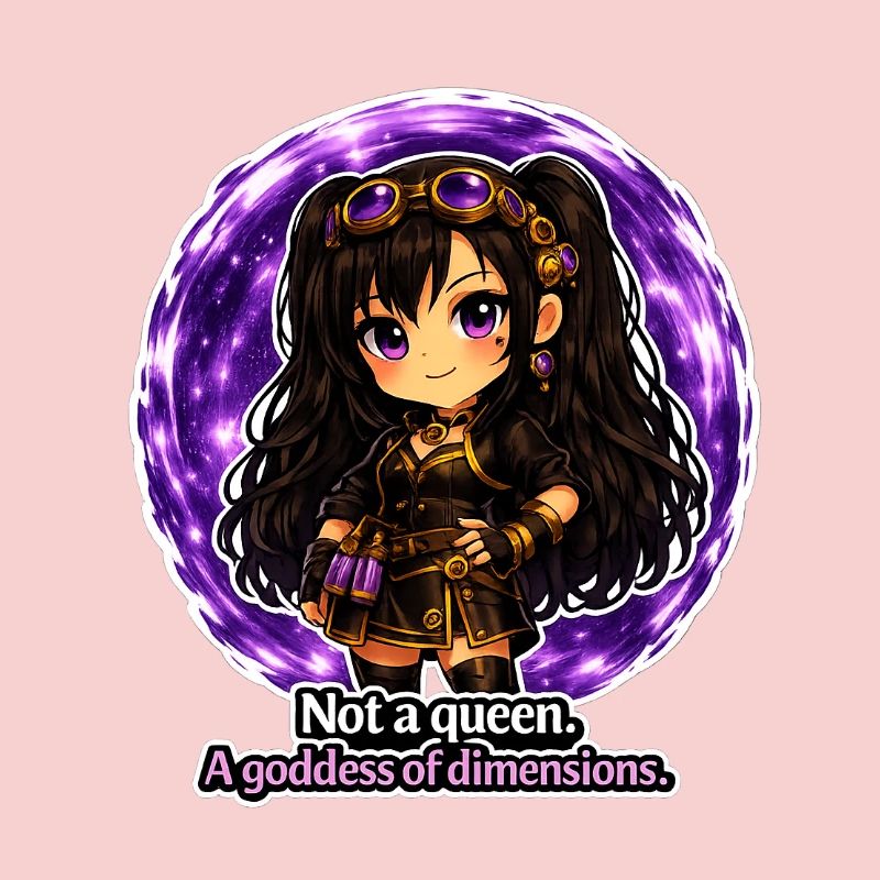 Déesse des Dimensions Lune – Steampunk Chibi
