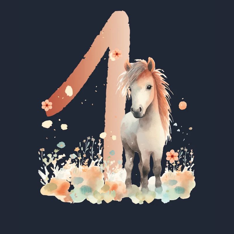 1. Geburtstag - Geschenk - süßes Pferd
