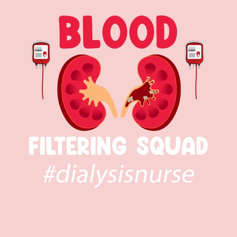 Blood Filter Squad Infirmière de dialyse drôle