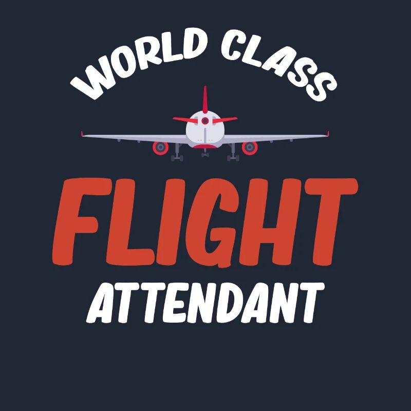 World-class flight attendant, flight attendant for