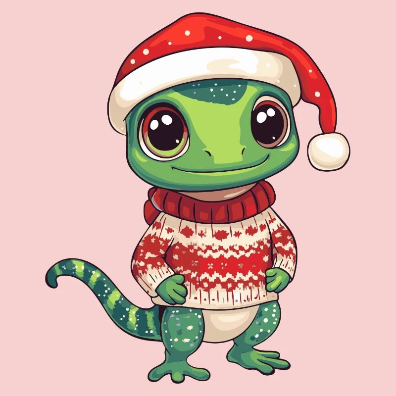 Lizard Christmas Comic