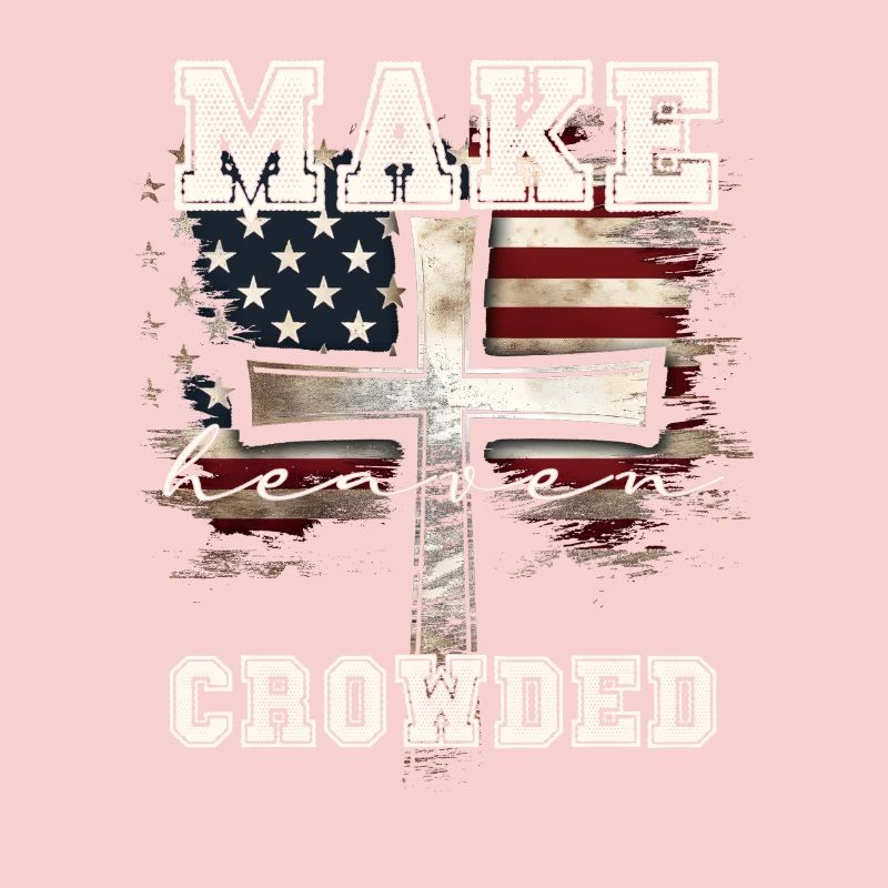 Make Heaven Bonded Cross Flag Design