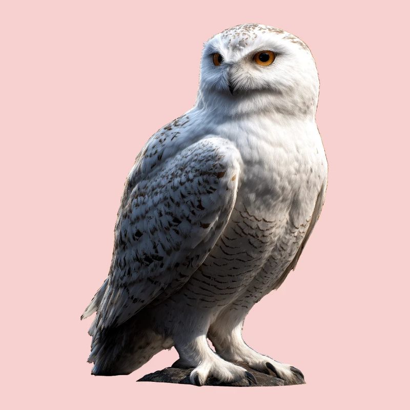 Schneeeule Weiße Eule Kauz Uhu Owl Schnee Eulen