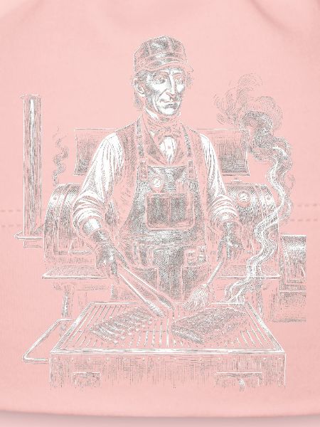 John Tyler grillant