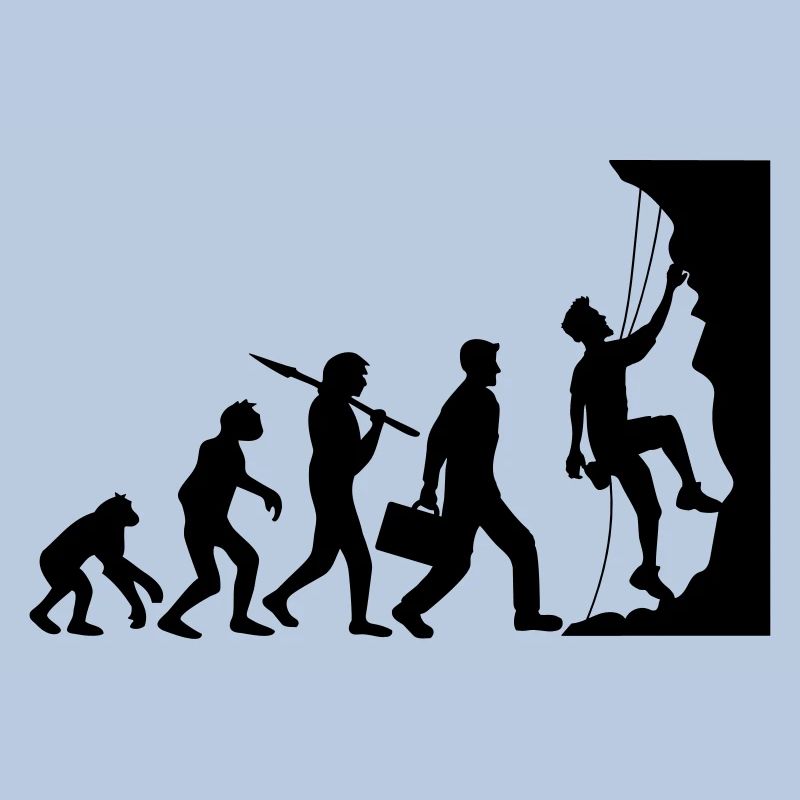 évolution évolution née raide paroi monte