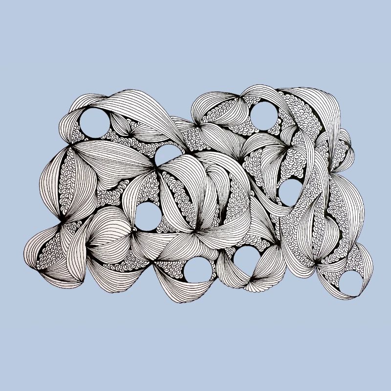 Lined Leaf Weave Pattern