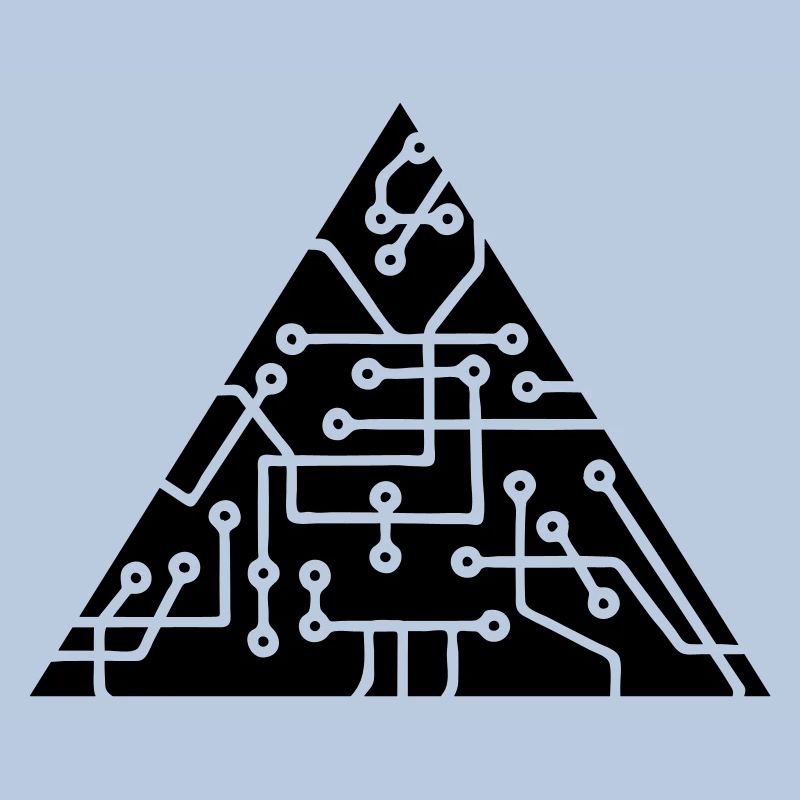 triangular shape microchip technology cool design