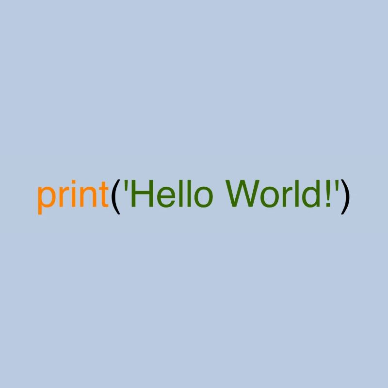 Bonjour le monde Python