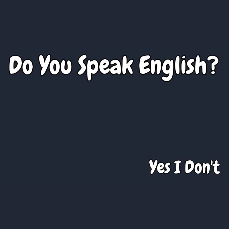 Conception drôle de blagues en anglais