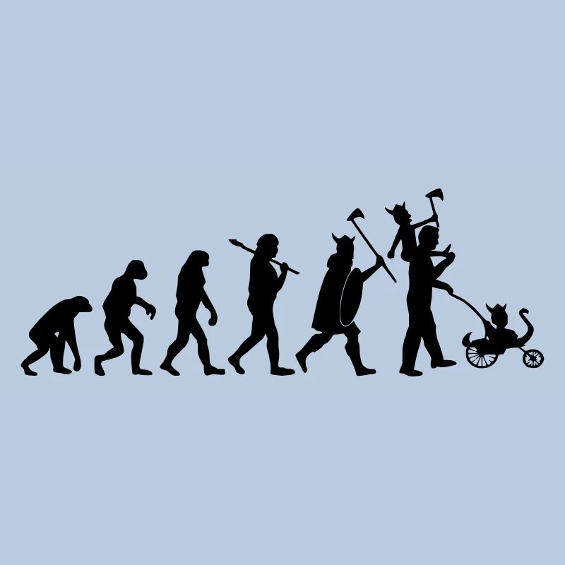 evolution daddy viking