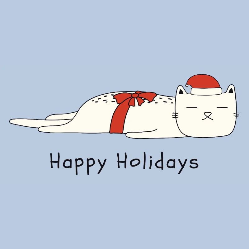 Drôle de chat Noël