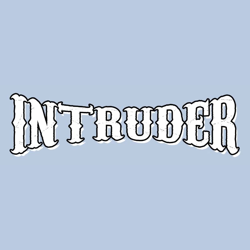 intruder hacker eindringling clan sticker computer
