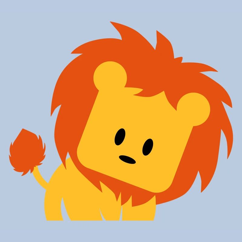 petit lion mignon