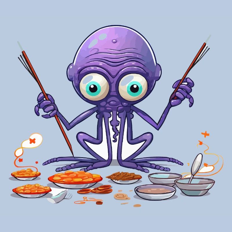 The Algae Octopus Chef