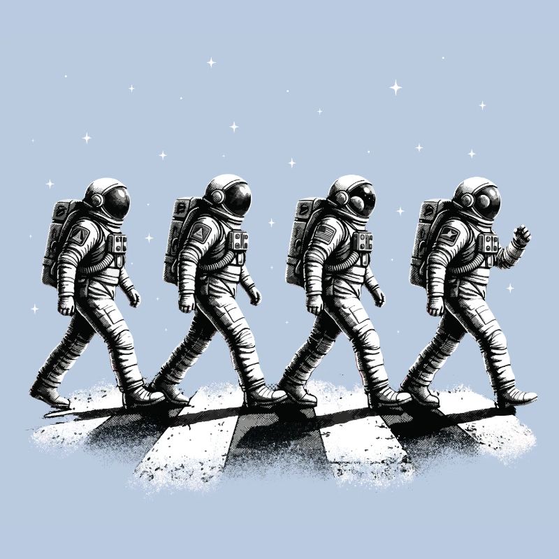 Walking Astronauts Space Exploration