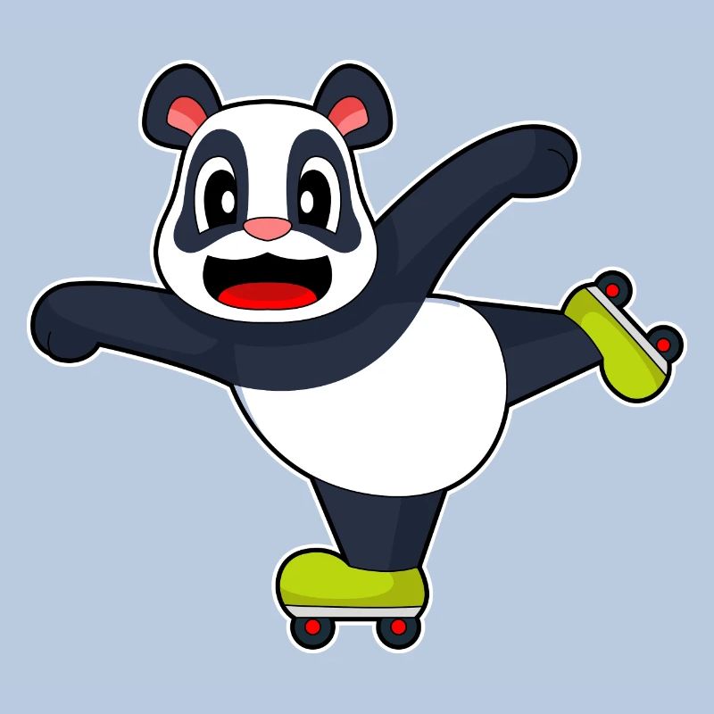 Panda Inline skating Rollschuhe