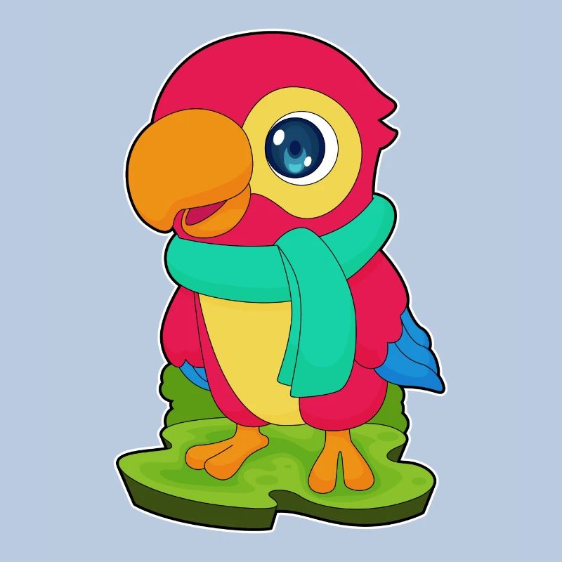 Écharpe d’hiver Parrot