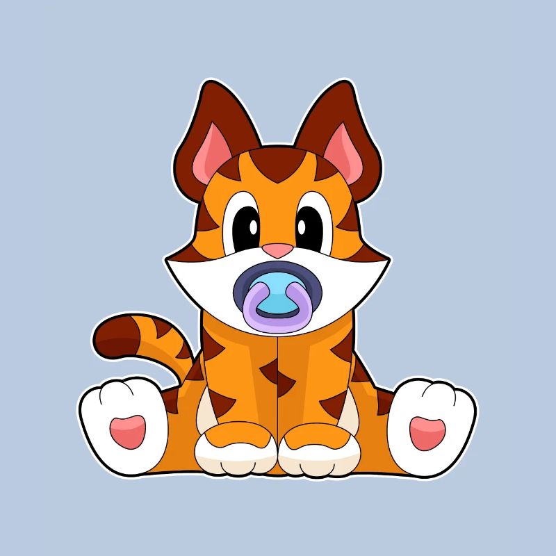 Tiger pacifier