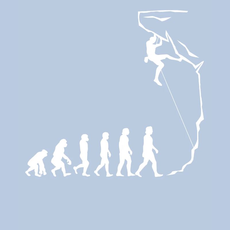 Evolution des Kletterns, Bouldern, Bergsteigen