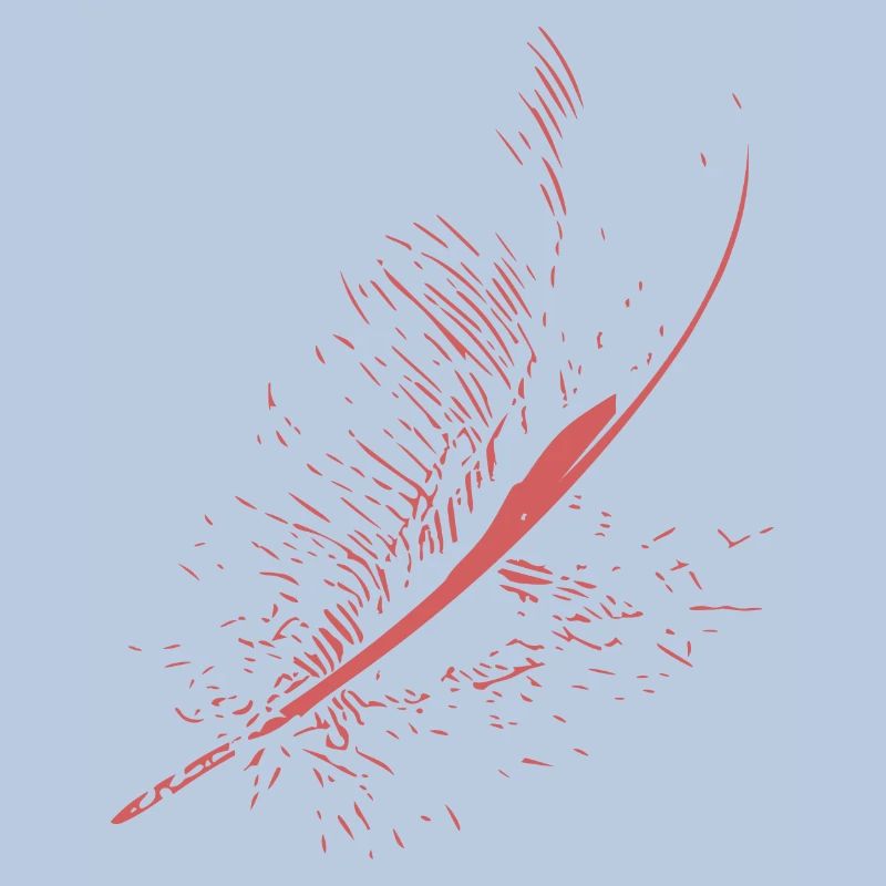 Abstract Feather / Line / Pink / Pattern / Nature