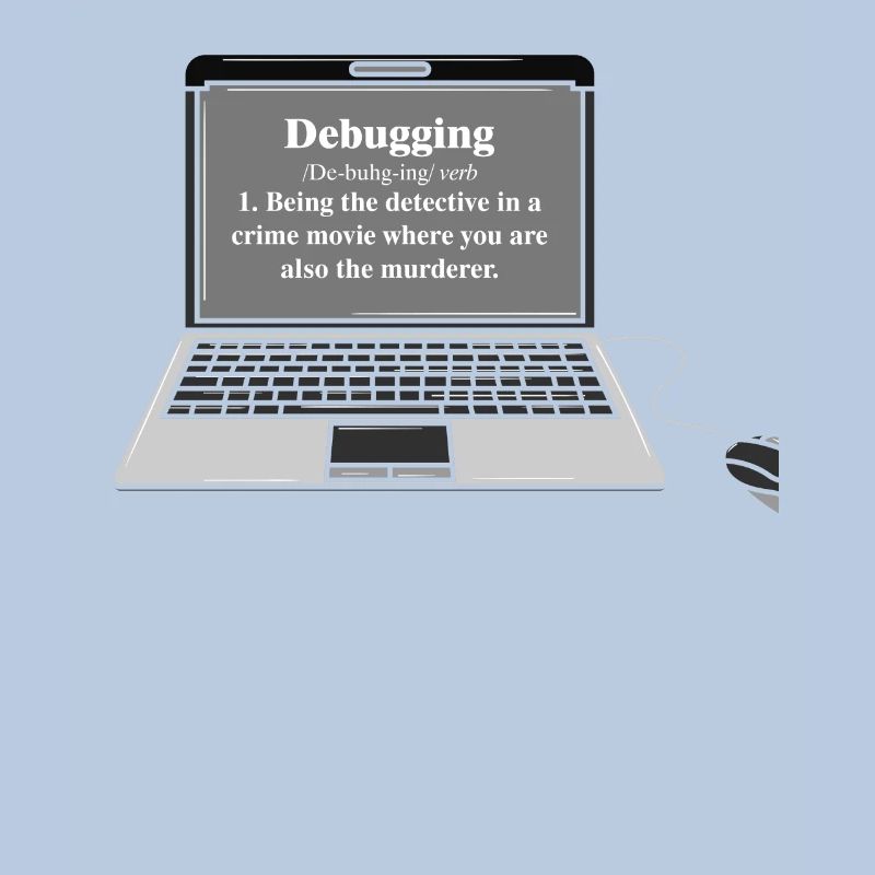 Drôle d’ordinateur debugging Programmeur Design