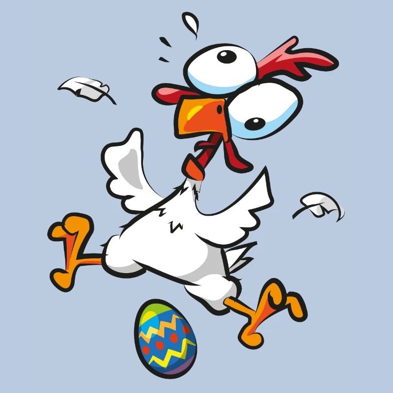 Easter Crazy Chicken Easter Egg Chickens