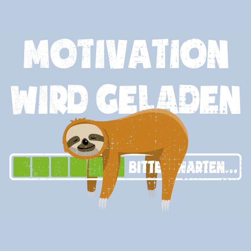 Faultier - Motivation wird geladen - bitte warten