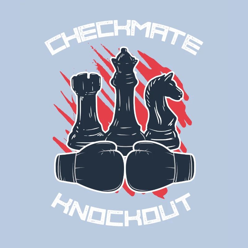 Échecs et boxe Échecs Boxe Checkmate Knockout