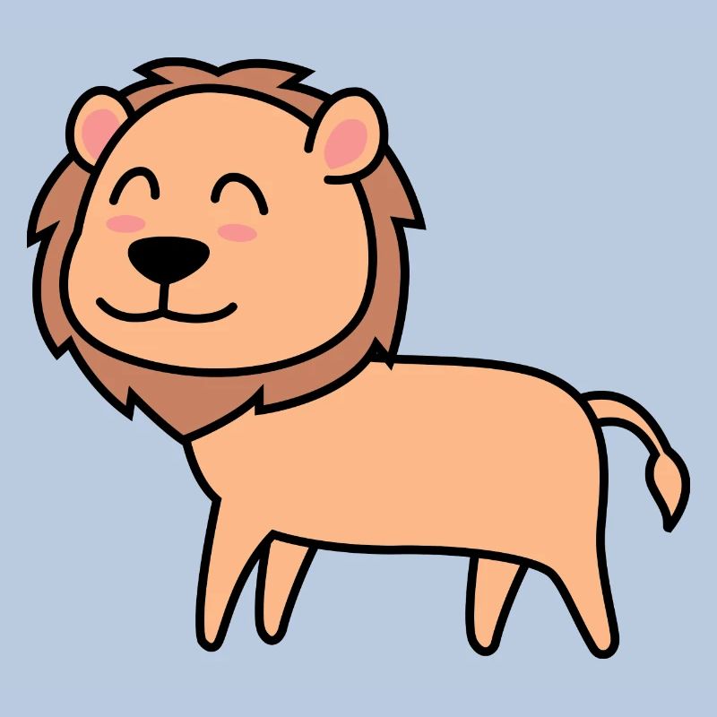 Löwe Comic Tier