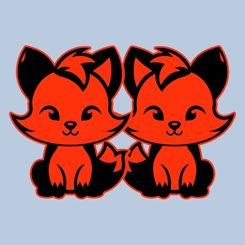 Renard mignon Mignon Bébé