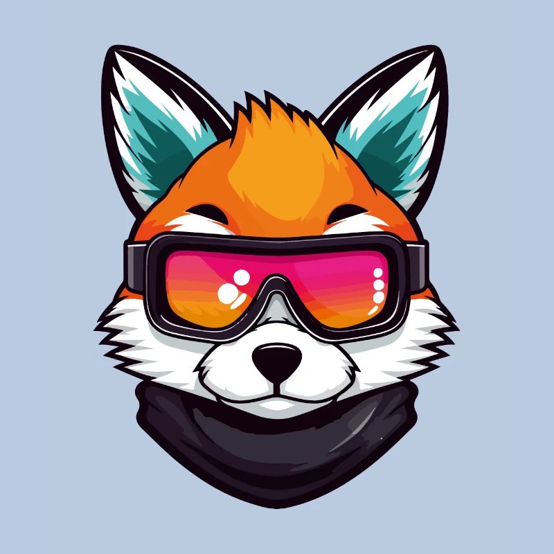 Fox Ski Goggles Comic