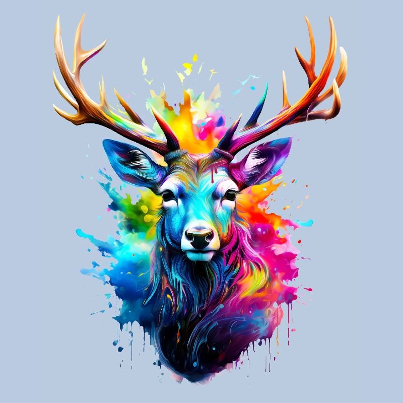 Bemalter Hirsch