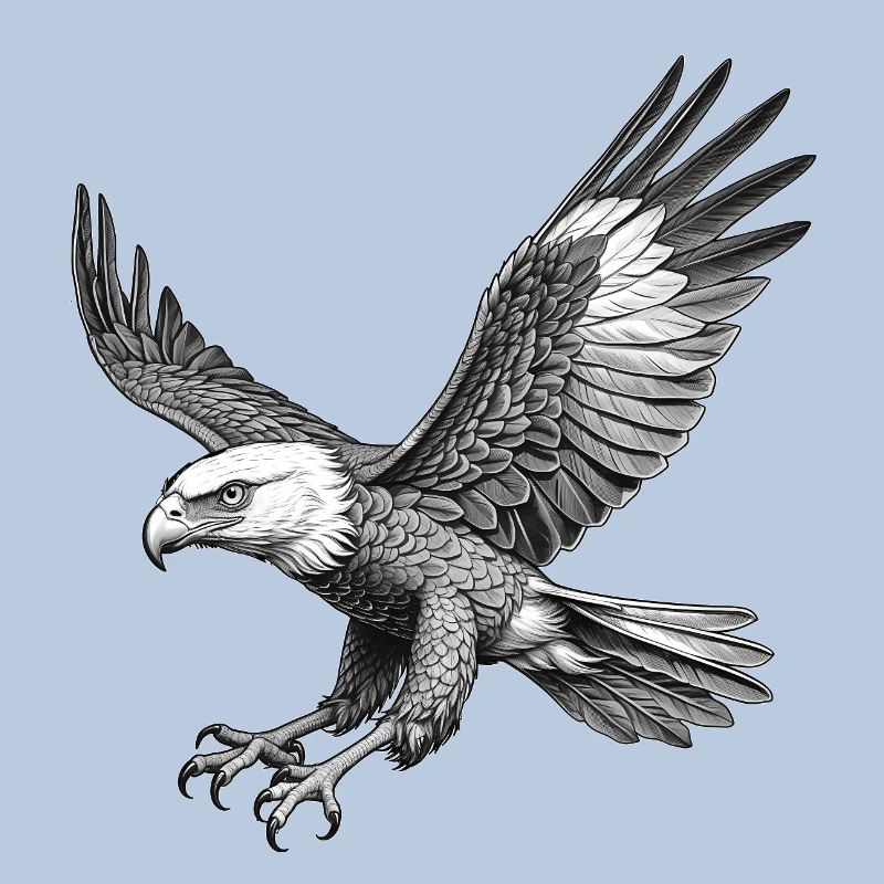 Flying Eagle, Graphic