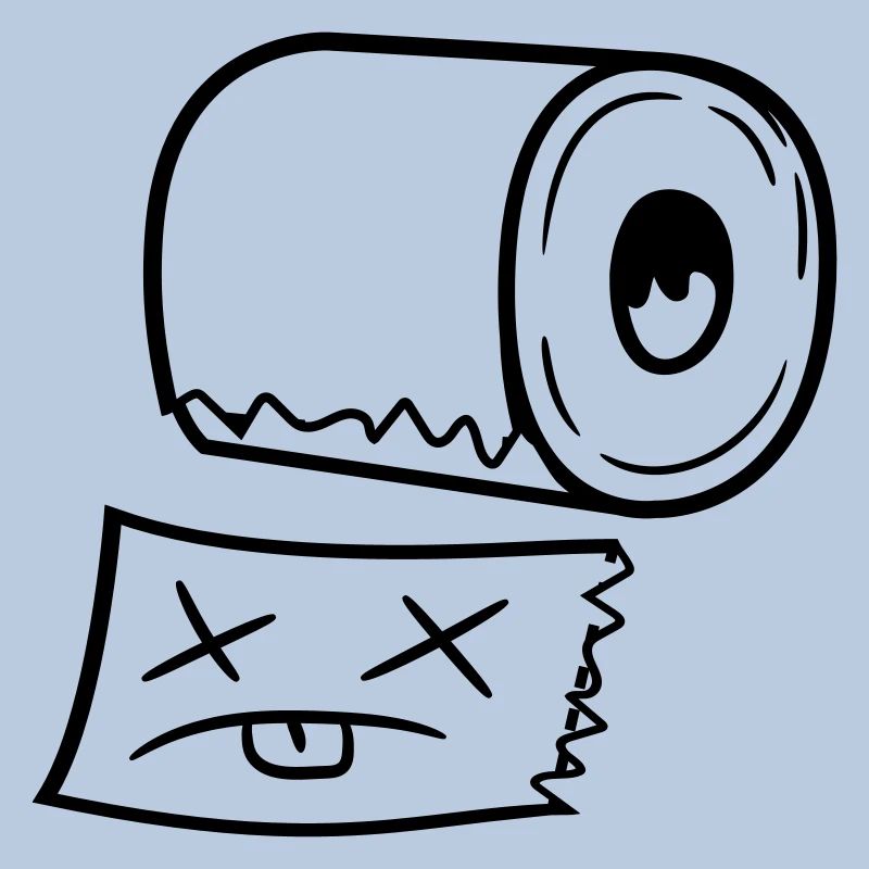 funny dead face torn off toilets pap