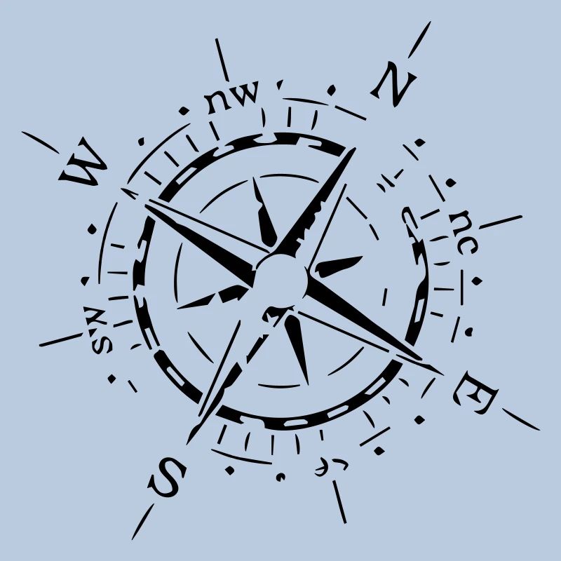 Windrose Kompass Hafen Bstyled | Freizeitmode