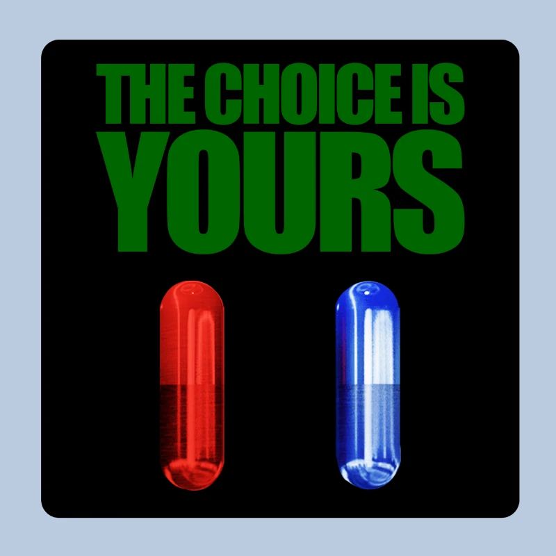 Matrix rote oder blaue Pille