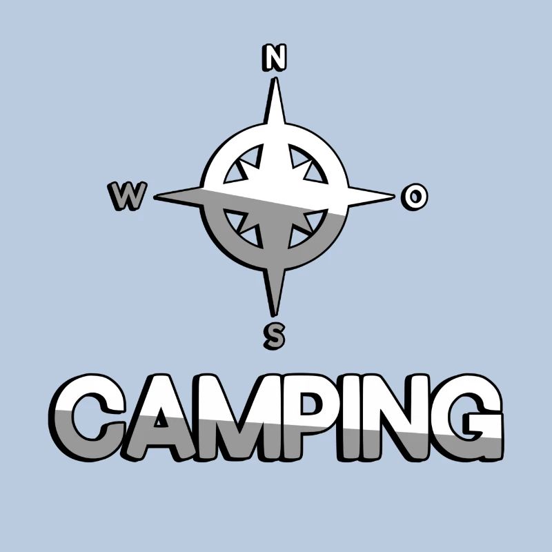 CAMPING + Kompass - Camping
