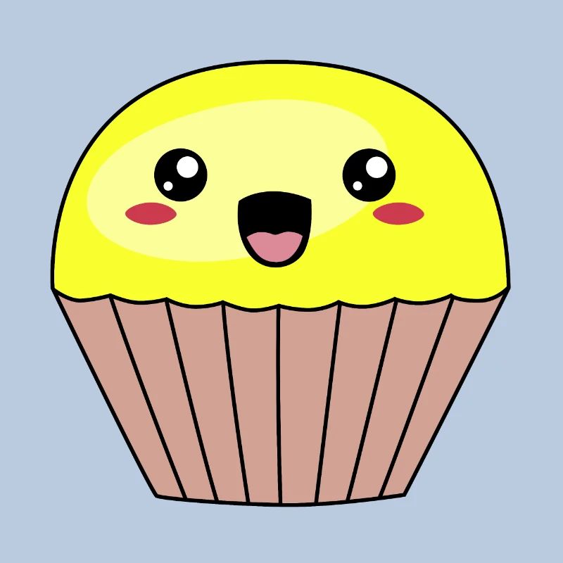 Muffins jaune doux